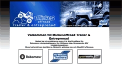 Desktop Screenshot of mickesoffroad.se