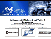 Tablet Screenshot of mickesoffroad.se
